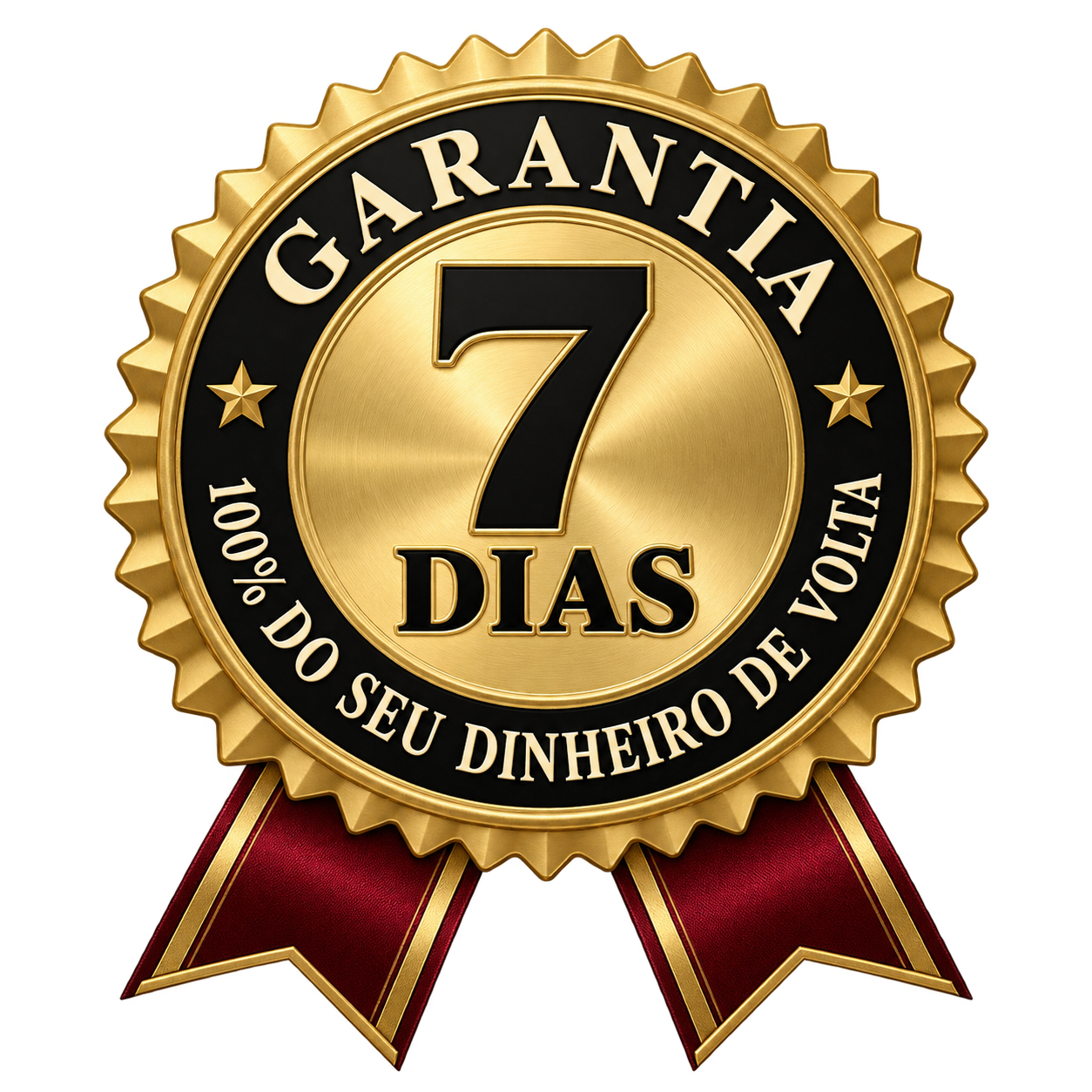 Selo de garantia de 7 dias